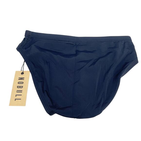 NoBull Men's Black Stretch Lined Swim Briefs Size Small - Picture 3 of 5